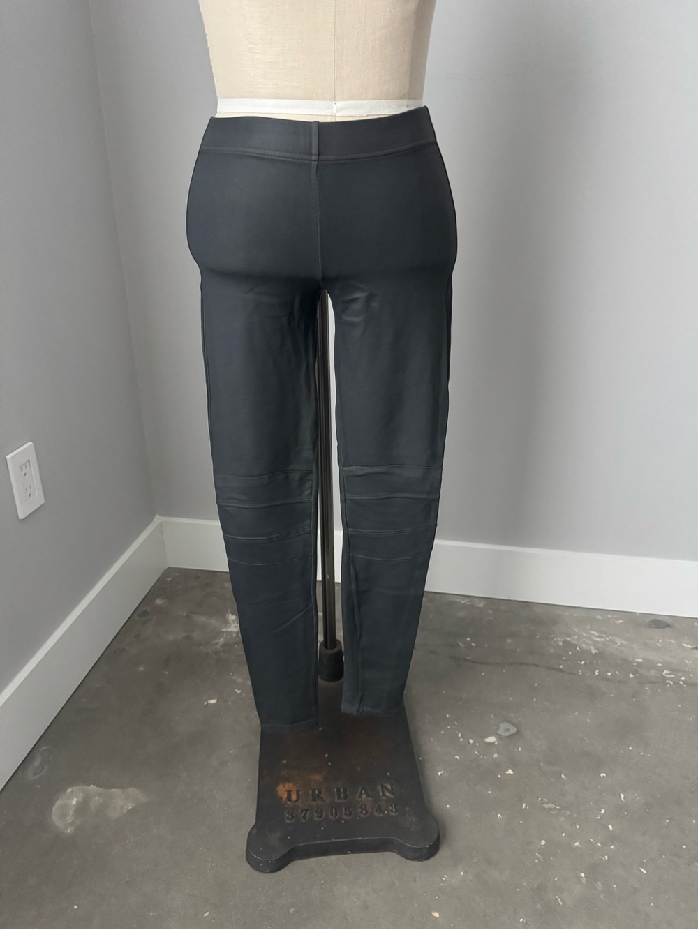David Lerner Black Moto-Style Jeggings